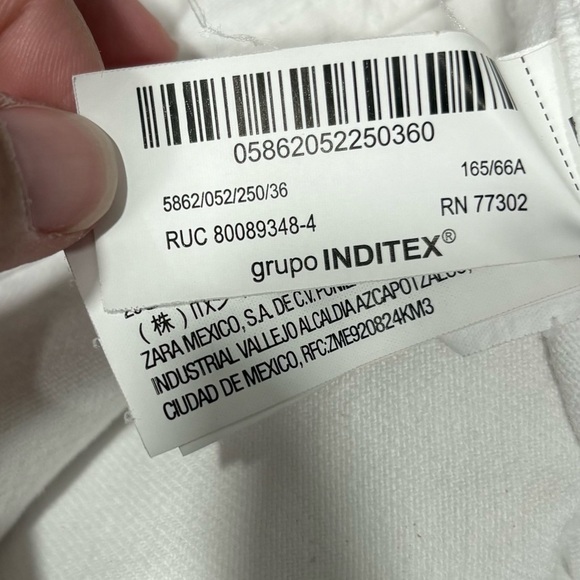 Zara wide leg front pockets jeans - Picture 8 of 9